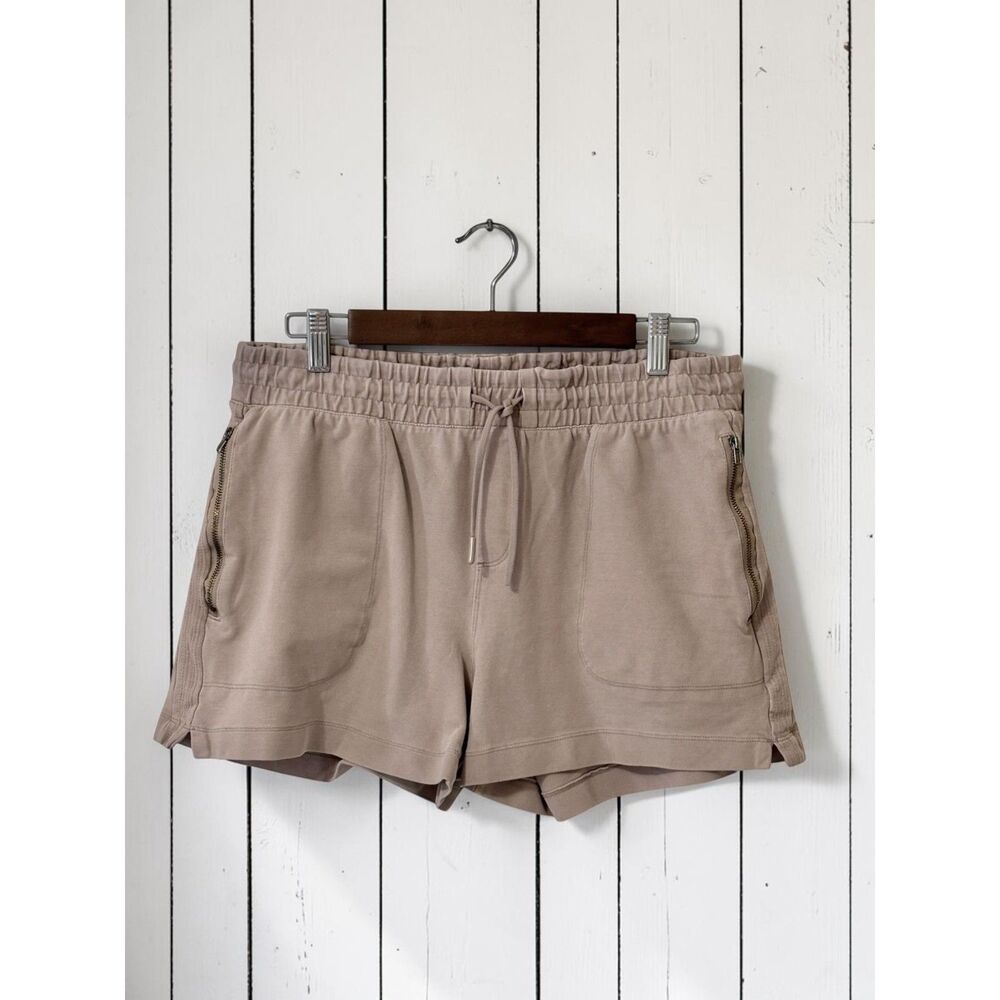Member’s Mark Women’s Twill Pull On Shorts XL Sand Mocha Latte Cotton Stretch